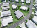 Bird's-eye view of a well-maintained neighborhood with neatly arranged mobile homes at 2055 S Floral Ave # 42, Bartow, FL 33830