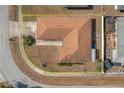Aerial view of a single-story home showing roof and lot lines at 1055 Sunshine Sw Way, Winter Haven, FL 33880