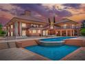 Gorgeous estate home with pool, covered patios and balconies for outdoor entertaining and enjoying the view at 501 Adams Barn Rd, Auburndale, FL 33823