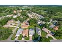 An aerial view of a well-planned residential community featuring lush greenery and well-maintained homes at 560 Saint Andrews Rd, Winter Haven, FL 33884