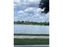 Picturesque lake view from the property showcasing tranquil waters, lush greenery, and mature trees at 2609 Village Lakes Blvd, Lakeland, FL 33805