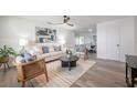 Cozy living room featuring stylish furnishings and decor, next to the dining room at 4921 Sharon Ave, Lakeland, FL 33812