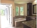 Spacious bathroom with soaking tub and walk-in shower at 413 Sandy Hill Dr, Longwood, FL 32779