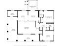 Detailed floor plan showcasing the layout of the home, including the living spaces, bedrooms, and bathrooms at 727 Se 12Th St, Ocala, FL 34471