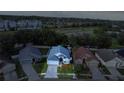 Aerial view of home in a residential neighborhood near the highway at 5906 Rywood Dr, Orlando, FL 32810