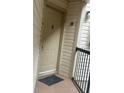 Exterior front door showcasing the entrance to unit 98 at 1940 Lake Atriums Cir # 93, Orlando, FL 32839