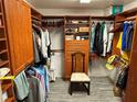 Large walk-in closet with ample shelving and hanging space at 1370 Fern Ln, Daytona Beach, FL 32117