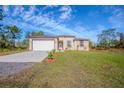 Charming single-story home with a well-manicured lawn, tidy landscaping, and a driveway at 9505 Luna Dr, St Cloud, FL 34773