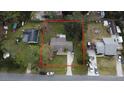 House and surrounding neighborhood from above at 14636 Bray Rd, Orlando, FL 32832