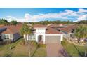 House exterior view with brown roof and palm trees at 362 Via Torrente Dr, Kissimmee, FL 34759
