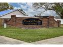Canoe Creek Estates community entrance with brick signage at 2507 Talega Dr, St Cloud, FL 34772