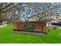 The North Hampton brick community sign surrounded by beautiful landscaping at 238 N Hampton Dr, Davenport, FL 33897