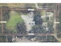 Aerial view of the property showcasing the lot size of 90652 sqft and its location on Buckley Drive at 610 Buckley Dr, Kissimmee, FL 34741