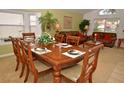 Open-concept dining area, ideal for Gathering meals and gatherings at 215 Cordova Ave, Davenport, FL 33897