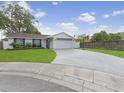 Attractive single-story home with a well-maintained lawn and a curved driveway on a quiet cul-de-sac at 7924 Coot St, Orlando, FL 32822