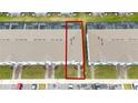 A bird's-eye view showing the layout of the property including the backyards, and parking at 4002 Lana Ave, Davenport, FL 33897