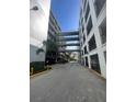 Efficient parking garage with pedestrian bridges providing secure and weather-protected access to the building at 304 E South St # 5020, Orlando, FL 32801