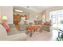 Open-concept living area seamlessly connects to the kitchen and dining space, perfect for modern living and entertaining at 423 Corvina Dr, Davenport, FL 33897