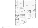 Detailed floorplan showcasing layout of bedrooms, bathrooms, living spaces of the home at 3894 Wind Dancer Cir, St Cloud, FL 34772