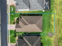 Aerial view of the property showing the roof, landscaping, and surrounding neighborhood at 1416 Lexington Ave, Davenport, FL 33837