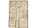 Detailed floor plan showcasing the layout of the home's bedrooms, bathrooms, and living spaces at 505 Peace Way, Poinciana, FL 34759