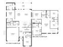 Detailed floor plan illustrating the layout of both the first and second levels of the home at 6086 Broad Oak Dr, Davenport, FL 33837