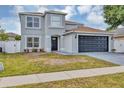Charming two-story home with a well-maintained lawn and a two-car garage, located in a Gathering-friendly neighborhood at 1176 Epson Oaks Way, Orlando, FL 32837