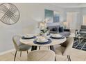 Nicely appointed dining area with seating for four and stylish accents at 2714 Rio Grande Trl # 2714, Kissimmee, FL 34741