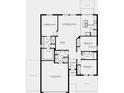 Detailed floor plan showcasing the layout of the home, including bedrooms, bathrooms, and living areas at 165 Citrine Loop, Kissimmee, FL 34758