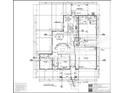 Detailed floor plan showcasing the layout of the home, including the bedrooms, kitchen, dining and living areas at 1400 Conrad Dr, New Smyrna Beach, FL 32168