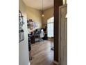 Bright home office features a large window and modern decor at 6480 Fall St, St Cloud, FL 34771