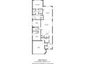 Detailed floor plan showcasing the layout of this 1523 square foot home, including room dimensions at 1001 Umbria Dr, Poinciana, FL 34759