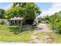 Inviting single-story home with a well-manicured lawn and fenced yard at 1640 Marks St, Kissimmee, FL 34746