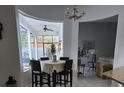 Cozy breakfast nook next to the screened in patio at 216 Boxwood Dr, Davenport, FL 33837