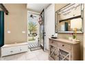 Welcoming foyer with tiled floors and stylish furniture at 1592 Castile St, Celebration, FL 34747