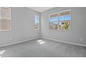 Bright bedroom with plush gray carpet and several windows, offering lots of natural light at 555 Summit River Dr, Apopka, FL 32712