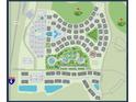 Detailed community map showcasing the layout of the complex with building numbers and amenity locations at 7770 Sandy Ridge Dr # 142, Kissimmee, FL 34747