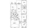 Detailed floor plan showcasing the layout of the home with bedrooms, bathrooms, and living areas at 1522 Pine St, Orlando, FL 32824