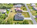 Aerial view of a residential property featuring mature trees and landscaping at 4476 Sw 149Th St, Ocala, FL 34473