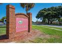 Brick sign for Mill Run, a welcoming neighborhood of families at 2637 Debany Rd, Kissimmee, FL 34744