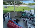 Expansive backyard with a new white fence, ideal for Gathering gatherings and recreation at 400 Vermont Ave, St Cloud, FL 34769