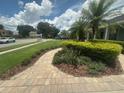 The home features a lush lawn and a decorative brick walkway leading to the entrance at 3715 Sarasota Ct, Orlando, FL 32812