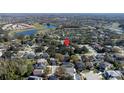 Aerial view of the community, showcasing the home's location and neighborhood amenities at 13129 Cog Hill Way, Orlando, FL 32828