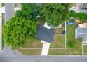 Aerial view of the property, showcasing the layout, landscaping, and neighborhood at 1710 Thor Ave, Apopka, FL 32703