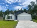 Charming single-story home with a two-car garage, and manicured lawn at 16610 Sw 50Th Cir, Ocala, FL 34473