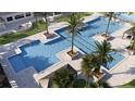 Resort-style pool with palm trees and lounge areas at 4471 Sw 84Th Street Rd, Ocala, FL 34476