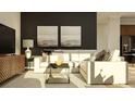 Spacious living room showcasing a sectional sofa and stylish decor at 4823 Waltham Forest Dr, Davenport, FL 33837