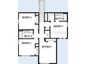 Layout of the second floor featuring bedrooms, bathrooms, and retreat area of the property at 1701 Ferris Ave, Orlando, FL 32803