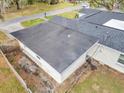 Aerial view of detached garage with flat roof at 803 E Valencia St, Lakeland, FL 33805