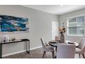 Dining area with round table and four chairs at 3141 Zuni Rd, St Cloud, FL 34771